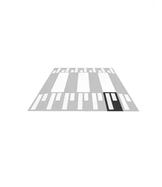Ri-Traffic Cojín reductor de velocidad ZEBRA - 1000 × 500 mm - pieza inicial/final