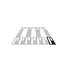 Ri-Traffic ZEBRA Speed table - 1000 x 500 mm - Right corner piece