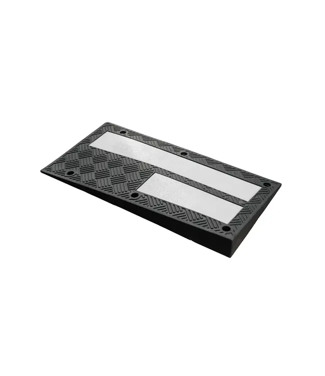 Ri-Traffic ZEBRA Plateau ralentisseur - 1000 x 500 mm - Section d'angle gauche