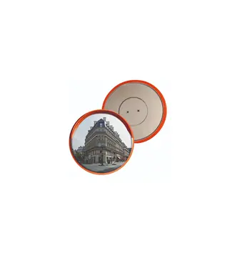 Miroirs de trafic entièrement en acier inoxydable Ø 32 cm