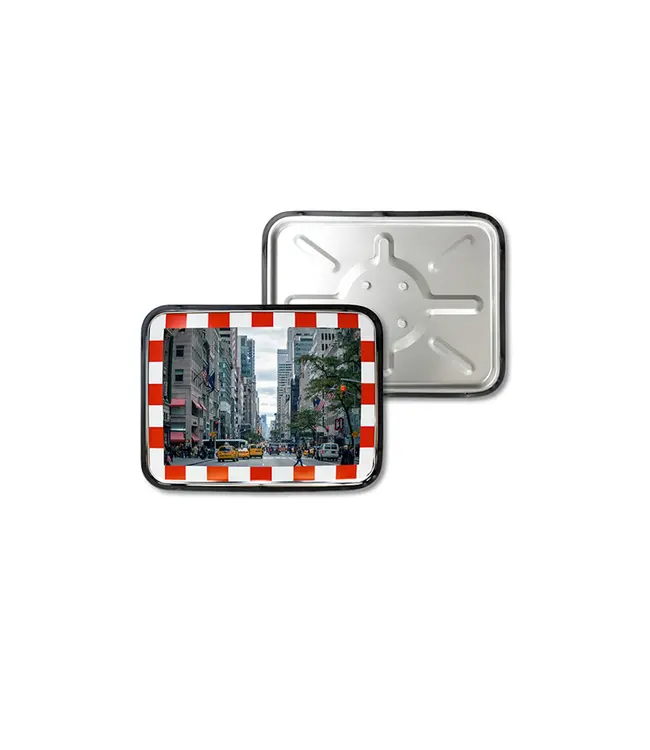 Ri-Traffic Miroir de circulation en acier inoxydable 45 x 60 cm