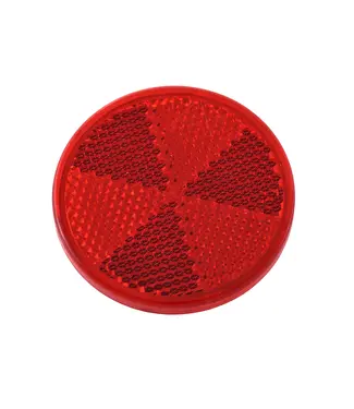 Ri-Traffic Reflector adhesivo redondo rojo de 60 mm