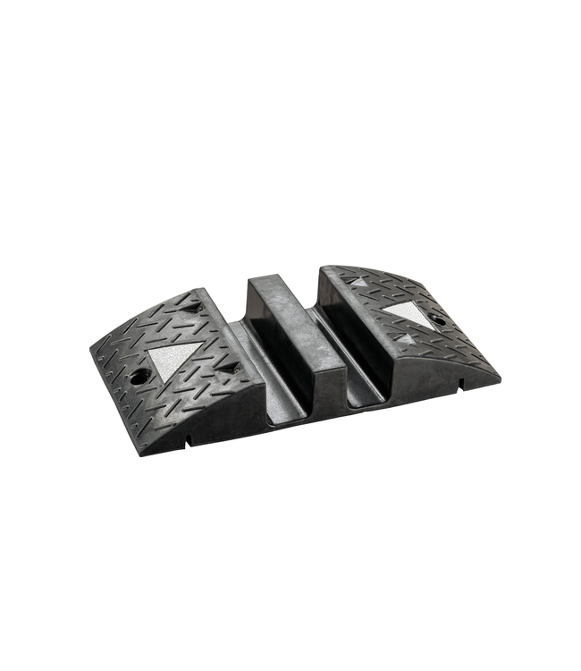 Ri-Traffic Passe Câbles avec 2 Canaux (75 x 80 mm) pour Trafic Lourd