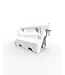 Ri-Traffic Kunststof vulbare barrier wit