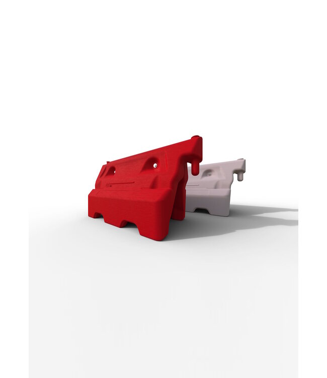 Ri-Traffic Kunststof vulbare barrier wit