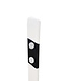 Ri-Traffic Poste reflector blanco con reflectores de 120 cm