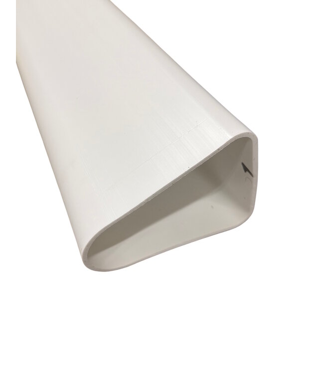 Ri-Traffic Poste reflector blanco con reflectores de 120 cm para instalación en el suelo