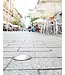 Ri-Traffic Clavo de señalización de acero inoxidable para carreteras y aparcamientos