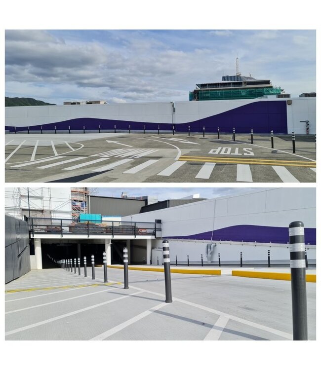 Ri-Traffic Poteau de barrière flexible CITYFLEX anthracite