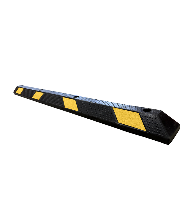 MAX Parking separator rubber 183 cm length, yellow reflection