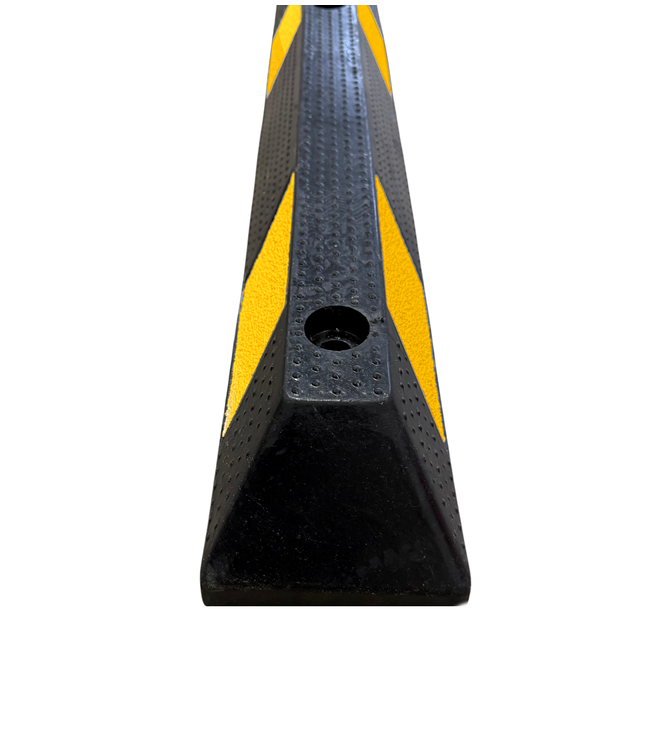 MAX Parking separator rubber 183 cm length, yellow reflection