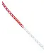 Ri-Traffic Plastic chain red/white - 8 mm