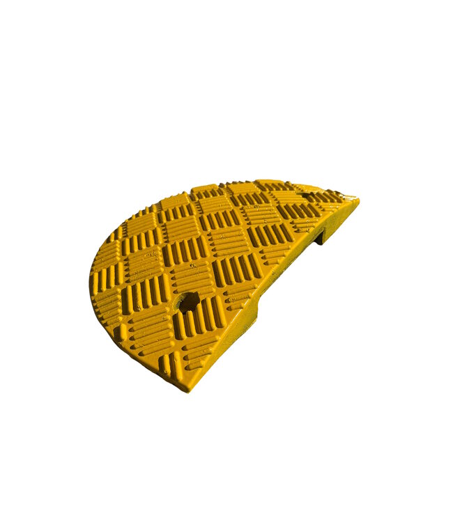 MAX Temposchwelle element - Endstück GELB - Höhe 5 cm