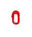 Ri-Traffic Fausse maille plastique en Acier - rouge - 6 mm