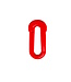 Ri-Traffic Sluithaak kunststof - 6 mm - rood