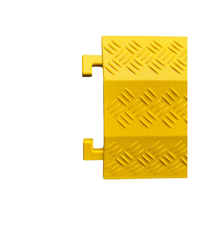 Ri-Traffic Pasacables de 1 canal (100 x 25 mm) – Protector de cables para obras y eventos