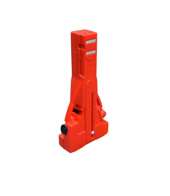 Ri-Traffic Barrera extensible de plástico plegable de 240 cm