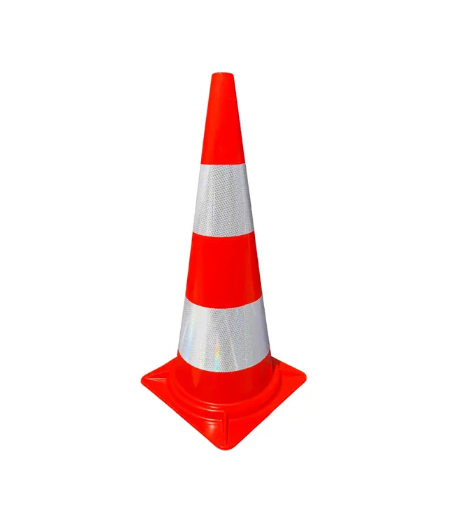 Ri-Traffic Traffic cone 75 cm with 2 white bands (reflective)