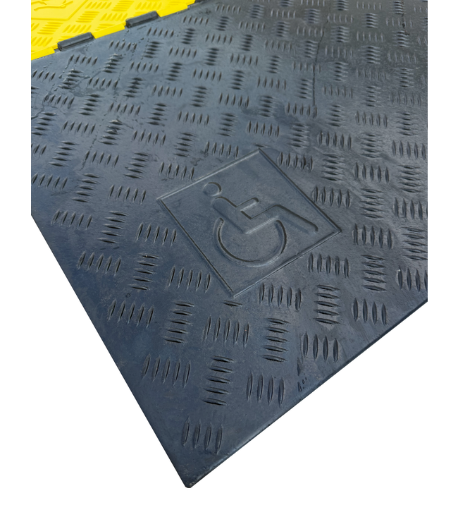 MAX Kabelbrücke 5 Kanäle Extra Breit – Rollstuhlgerecht (5x 40  x 40 mm)