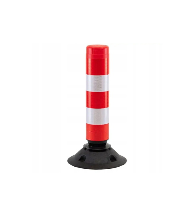 Ri-Traffic FlexPin afzetpaal 45 cm – Rood/wit, flexibel en reflecterend