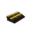 Ri-Traffic Rampa para bordillo de goma negra/amarilla – altura 20 cm