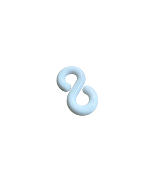 Ri-Traffic Kettinghaak voor afzetketting wit - 6 mm