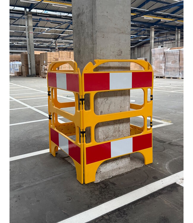 FENZO Barrière de regard en plastique jaune