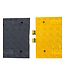 MAX Ralentisseur voie parking - Kit complet jaune et noir - Hauteur 70 mm