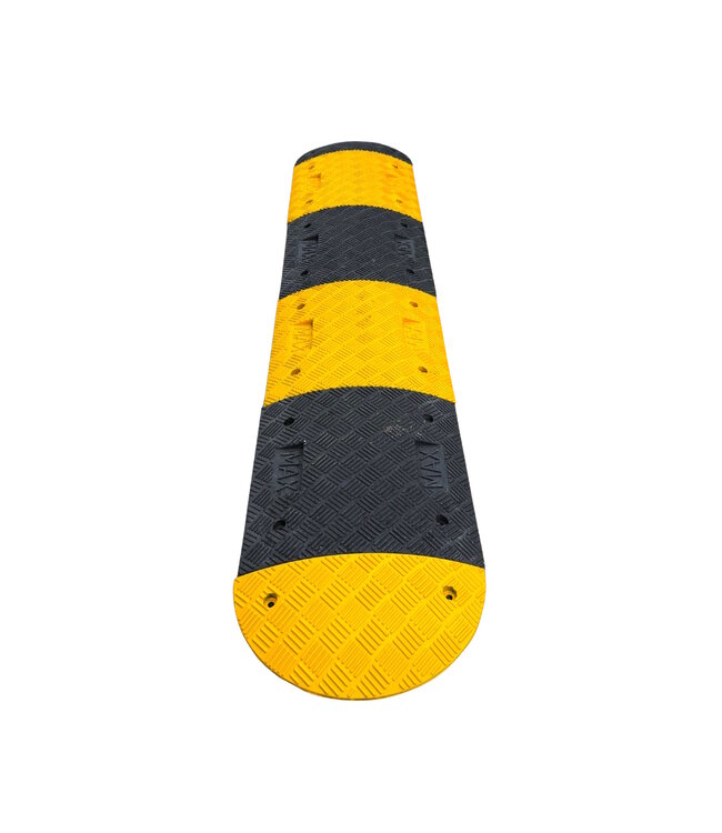 MAX Ralentisseur voie parking - Kit complet jaune et noir - Hauteur 70 mm