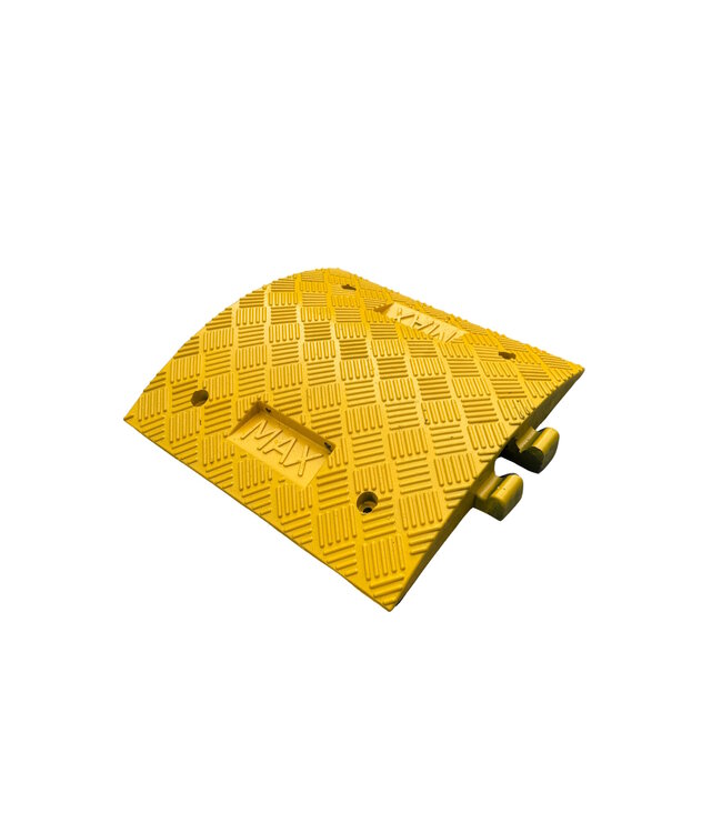 MAX Verkeersdrempel element - middenstuk GEEL - hoogte 7 cm