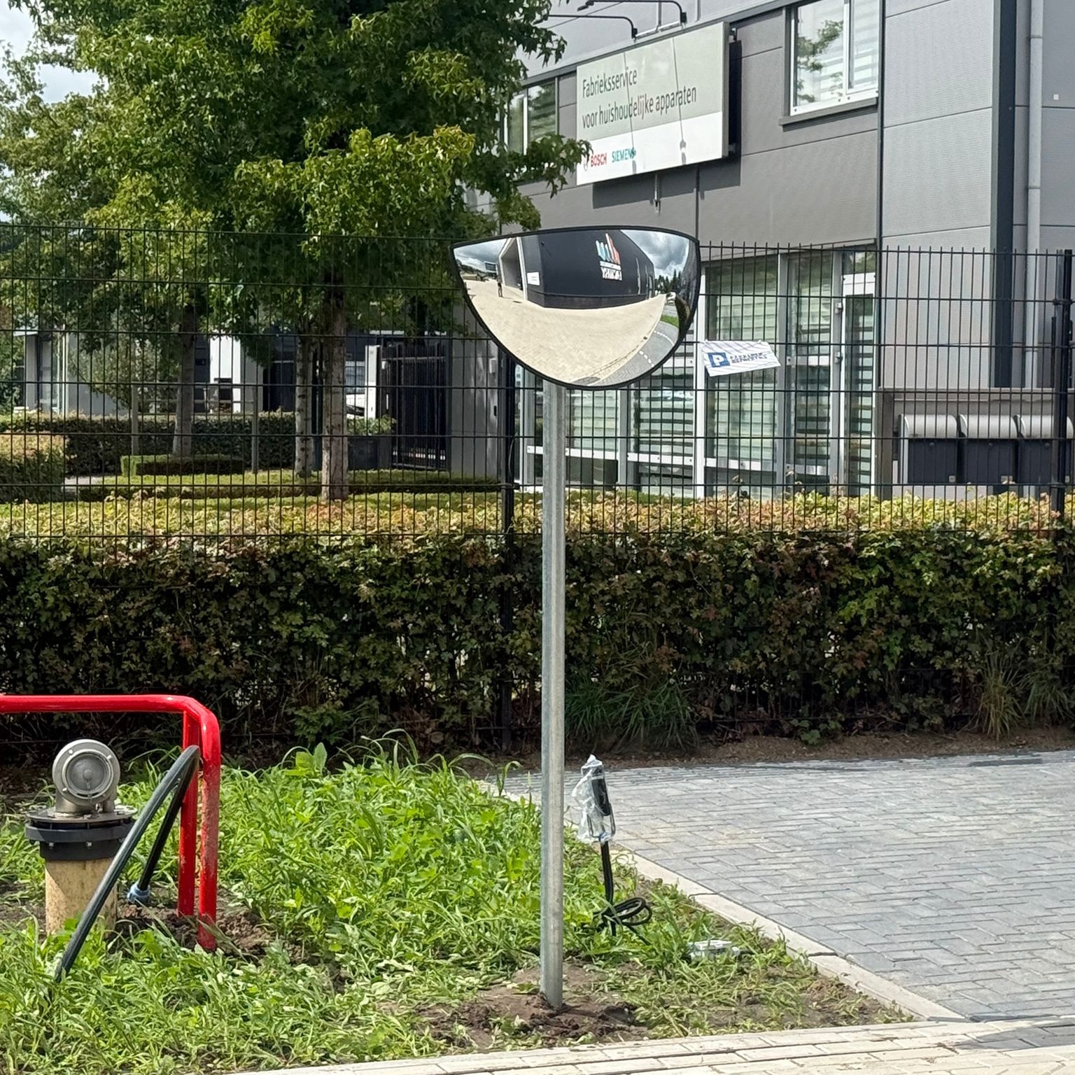 Miroirs de sécurité industrielle trois directions