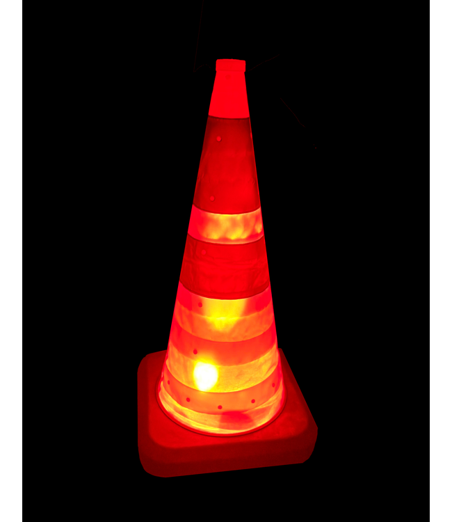 Ri-Traffic Cono de tráfico plegable de 75 cm con base pesada