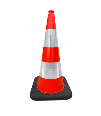 Ri-Traffic Cône de signalisation 75 cm – PVC flexible