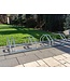 Ri-Traffic Aparcabicicletas BICICLETA de acero galvanizado con soportes en forma de A para un estacionamiento seguro de bicicletas