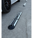 Ri-Traffic Separador de carril bici negro con reflectores blancos