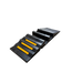 MAX Pasacables de caucho de 2 canales (2 × 85 × 90 mm)