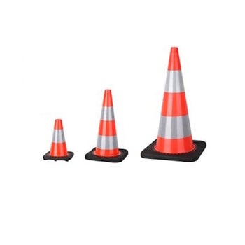 Cônes de signalisation flexibles en PVC