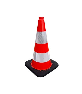 Ri-Traffic Cône de signalisation 50 cm – PVC flexible
