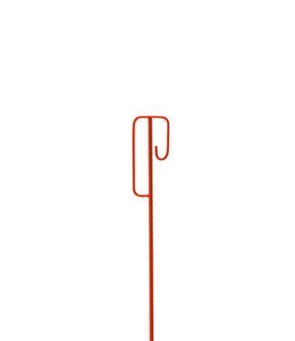 Ri-Traffic Poste de delimitación para suelo rojo