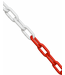 Ri-Traffic Steel chain red/white - 6mm -10 m1