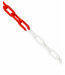 Ri-Traffic Kunststof afzetketting rood/wit - 6 mm