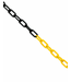 Ri-Traffic Steel chain yellow/black - 6mm -10 m1