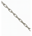 Ri-Traffic Cadena de delimitación de acero galvanizado en caliente DIN 763 - 6 x 42 mm