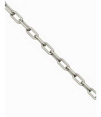 Ri-Traffic Cadena de acero inoxidable DIN 763 6 x 42 mm - 10 m