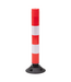 Ri-Traffic Poste flexible de señalización rojo/blanco 75cm
