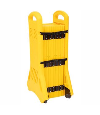 FENZO Barrière Mobile Extensible en Plastique