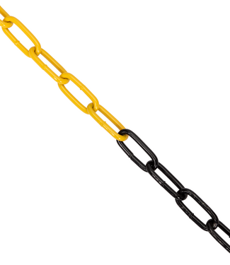 Ri-Traffic Steel chain yellow/black - 6mm