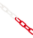 Ri-Traffic Plastic chain red/white - 8 mm