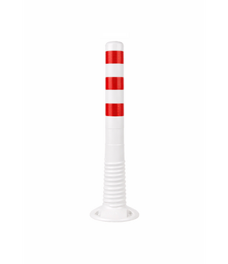 FLEXGUARD Bolardo flexible de 75 cm blanco/rojo