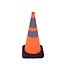 Ri-Traffic Opvouwbare verkeerskegel 75 cm met zware voet
